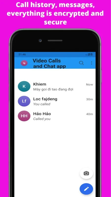 Free Video call - Chat messages app for Android