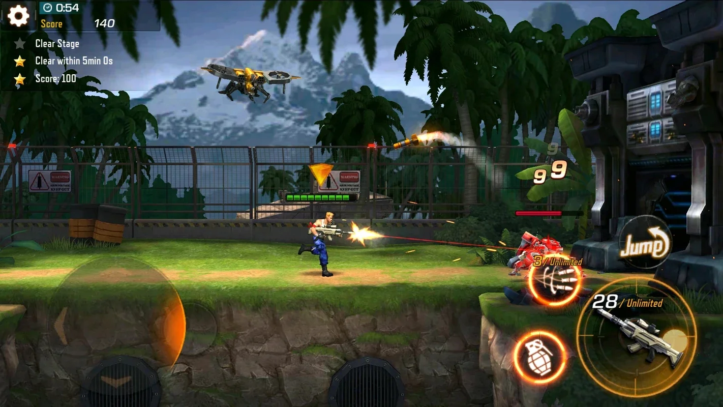 Contra Returns for Android - Play the Sequel Now