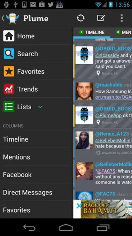 Plume for Twitter for Android: Feature-Rich Client