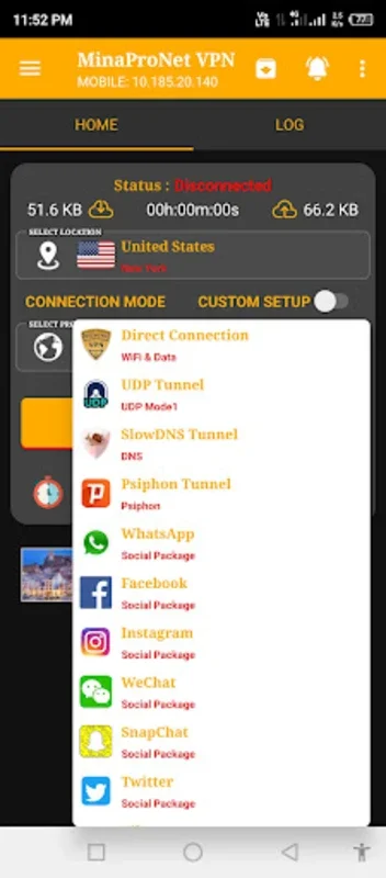 MinaProNet - AIO Tunnel VPN for Android - Secure Browsing at Your Fingertips