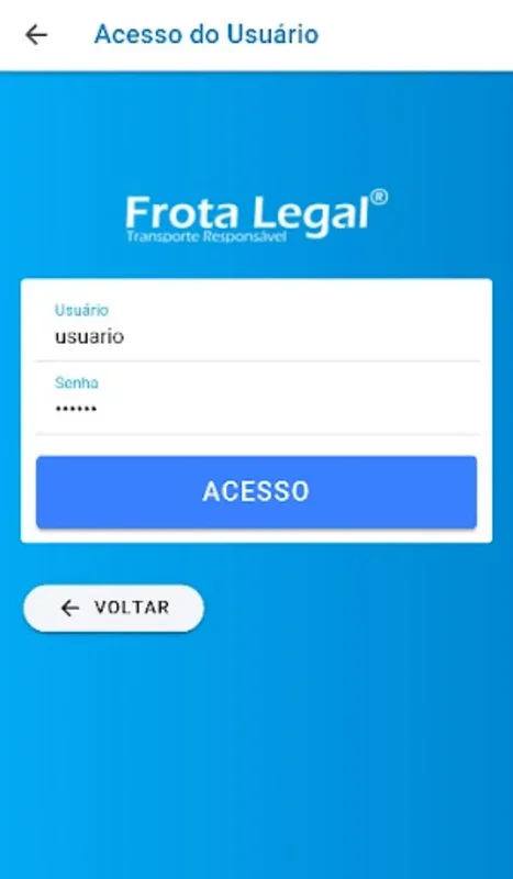 Frota Legal for Android - Manage Your Fleet Efficiently