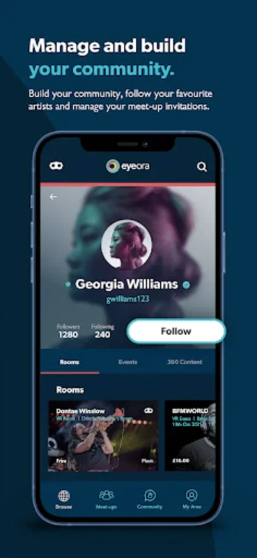 eyeora VR for Android - Premium VR Content and Social Features