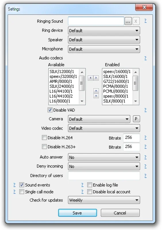 MicroSIP for Windows - High-Quality VoIP Calls