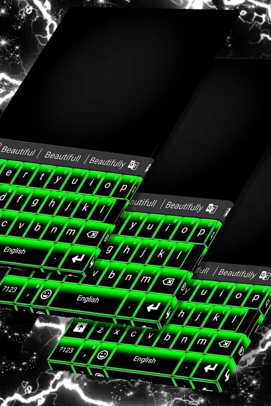 Neon Green Keyboard for Android - Enhance Your Typing