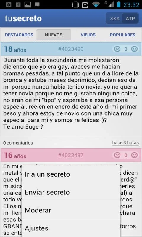 TuSecreto for Android: Anonymous Social Experience