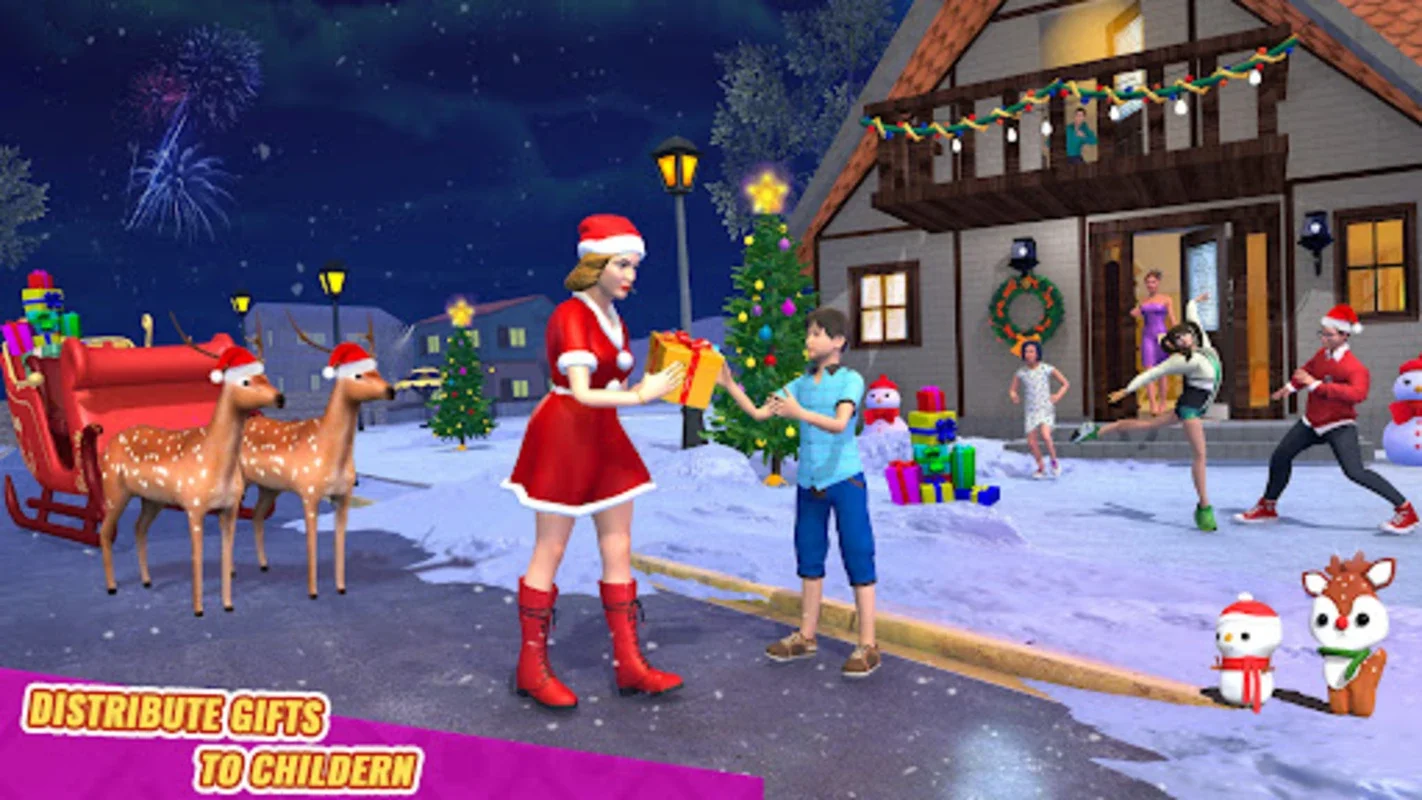 Santa Mom Happy Christmas Game for Android - Spread Joy This Holiday