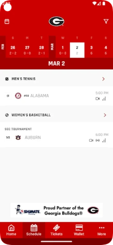 UGA Bulldogs for Android - Unbeatable Sports Experience