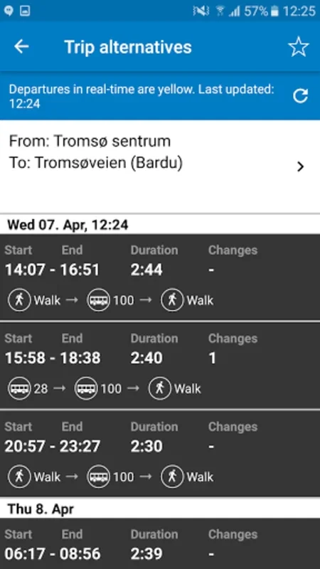 Troms Reise for Android: Your Public Transport Guide