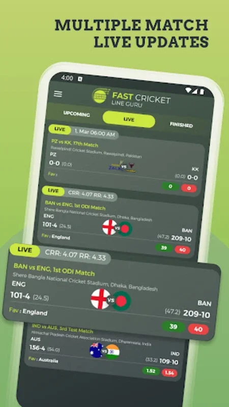 Fast Cricket Line Guru for Android - Stay Updated with Live Scores