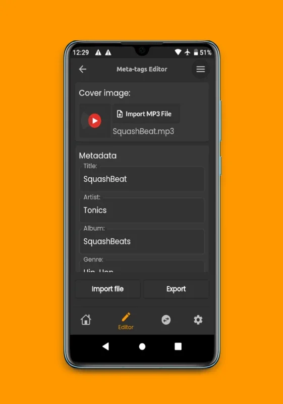 TaudMod for Android: Edit MP3 Meta-Tags Easily