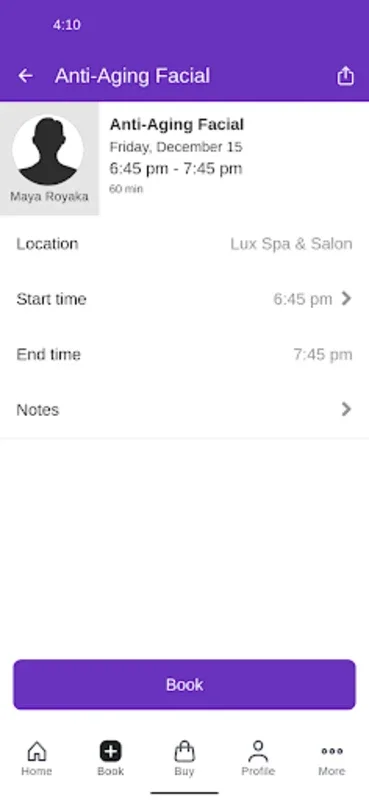 LUX SPA for Android - Effortless Spa Appointment Booking