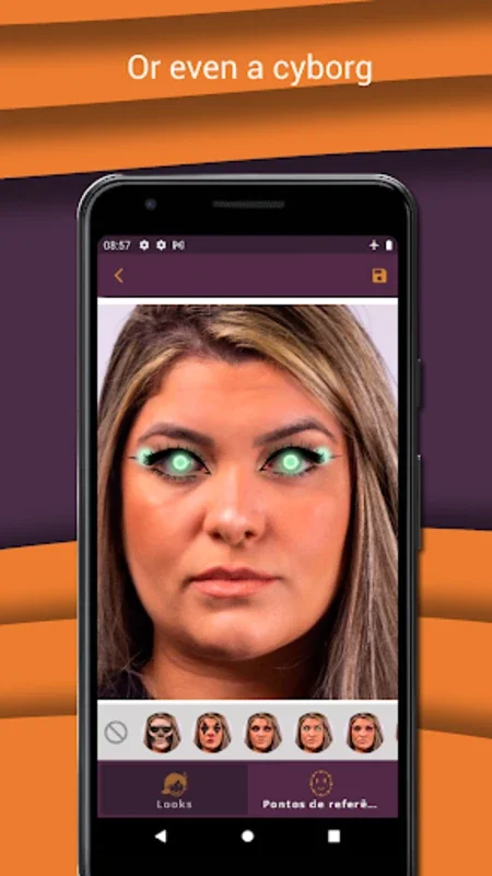 Halloween Makeup for Android - Unlock Spooky Looks