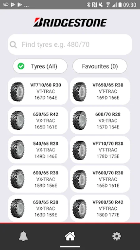 Bridgestone AG Tires for Android: Optimize Tire Pressure