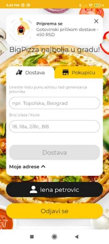 BigPizza for Android - Transform Your Pizza Ordering