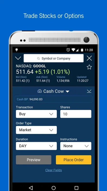 Firstrade for Android - No Download Fees, Secure Trading