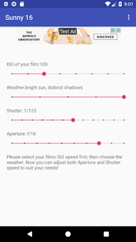 Sunny 16 - replace lightmeters for Android: Accurate Light Measurement