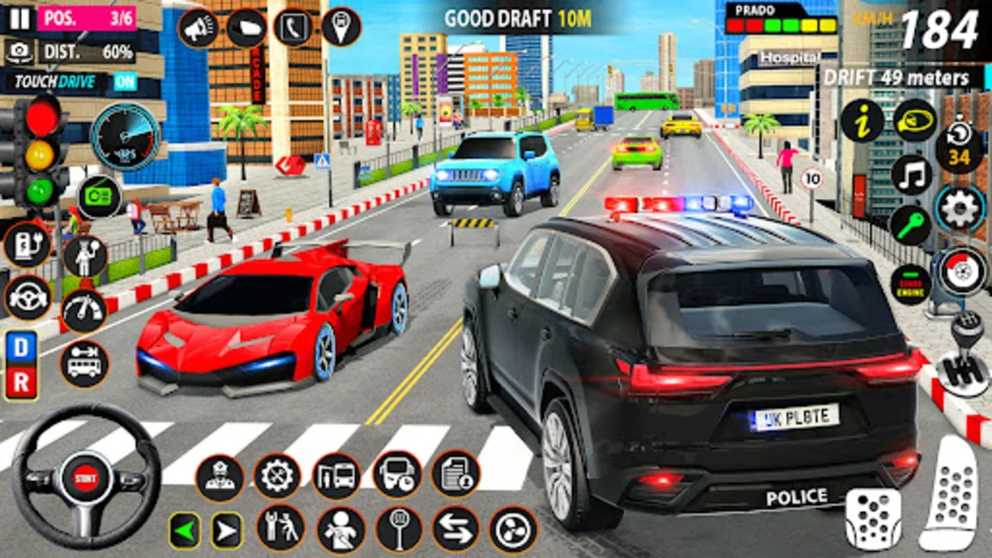 Police Prado Car for Android - Thrilling Crime-Fighting Game