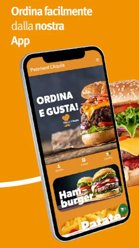 Peterland Napoli for Android - Gourmet Fast-Food Delivery