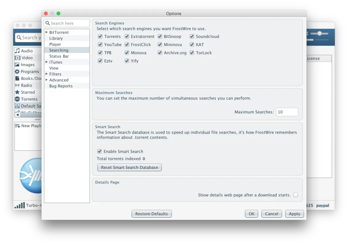 FrostWire for Mac - Enhanced P2P Experience