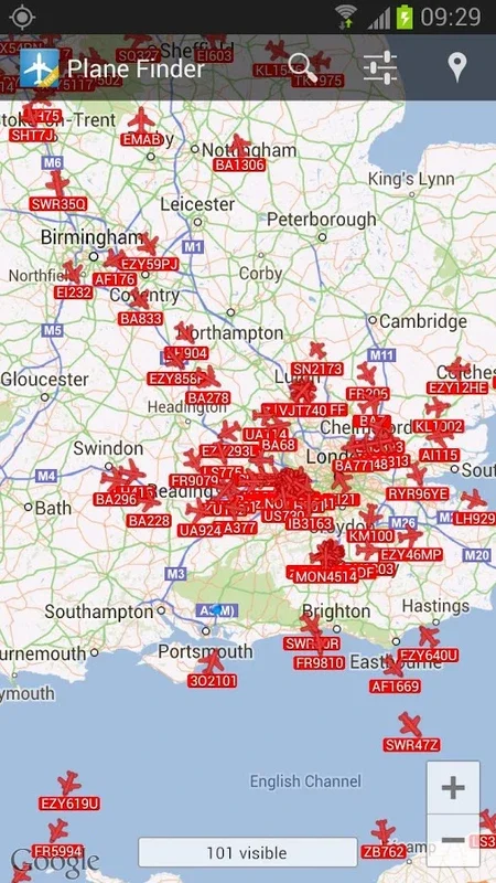 Plane Finder Free for Android - Real-Time Flight Tracking