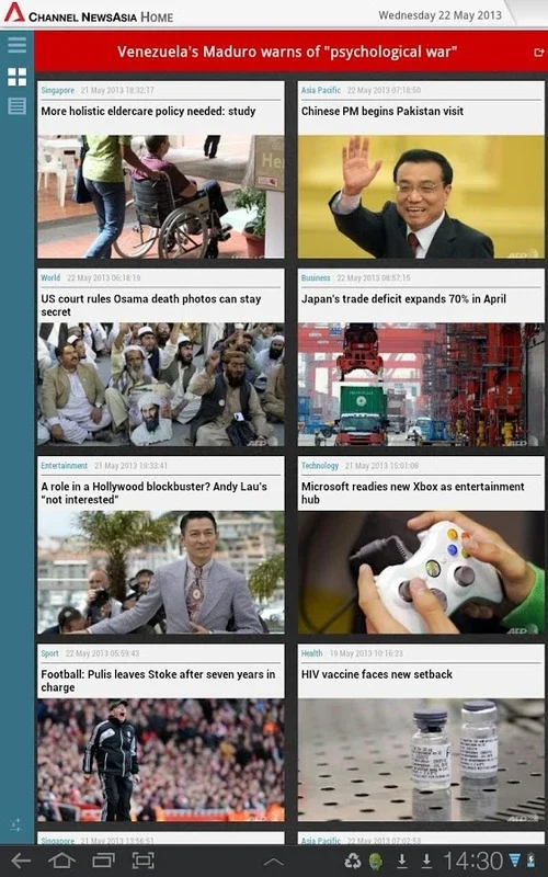 Channel NewsAsia for Android - Stay Informed Globally