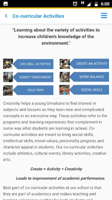 Unnati English Academy for Android - Stay Informed with the App