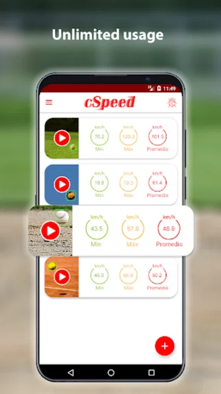 cSpeed: Ball Speed Radar for Android - Accurate Ball Speed Measurement