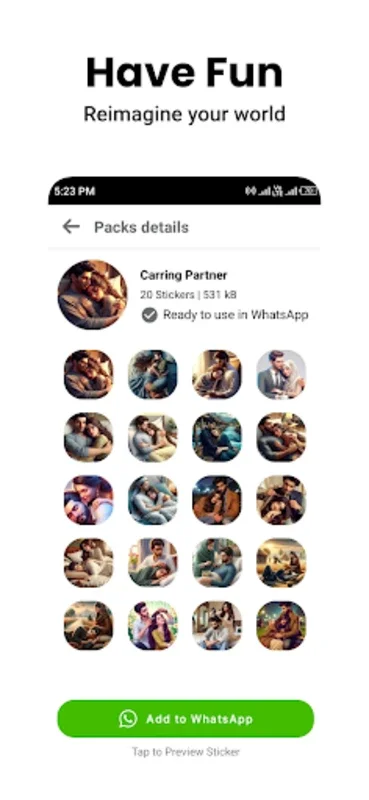 Romantic Stickers for Android - Enhance WhatsApp Chats