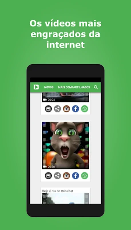 Vídeos para whatsapp for Android - Share Fun Videos Easily