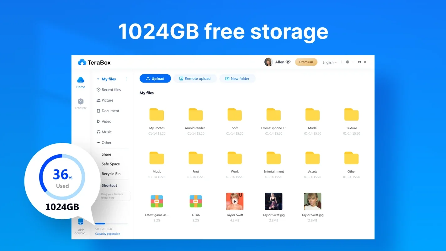 TeraBox for Android: 1024 GB of Free Cloud Storage