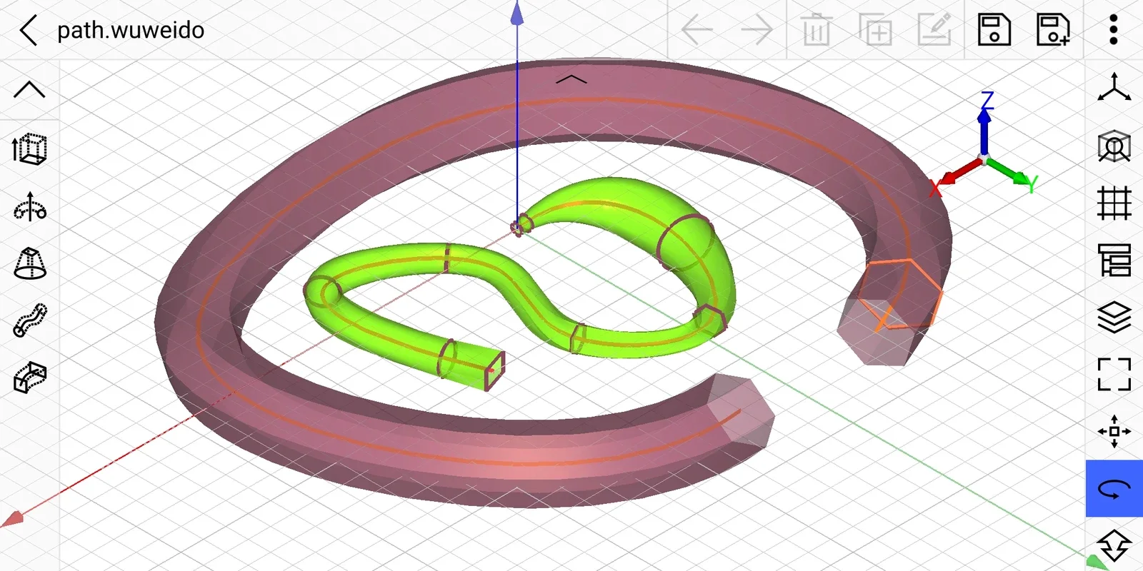 Wuweido for Android: Easy 3D Shape Creation