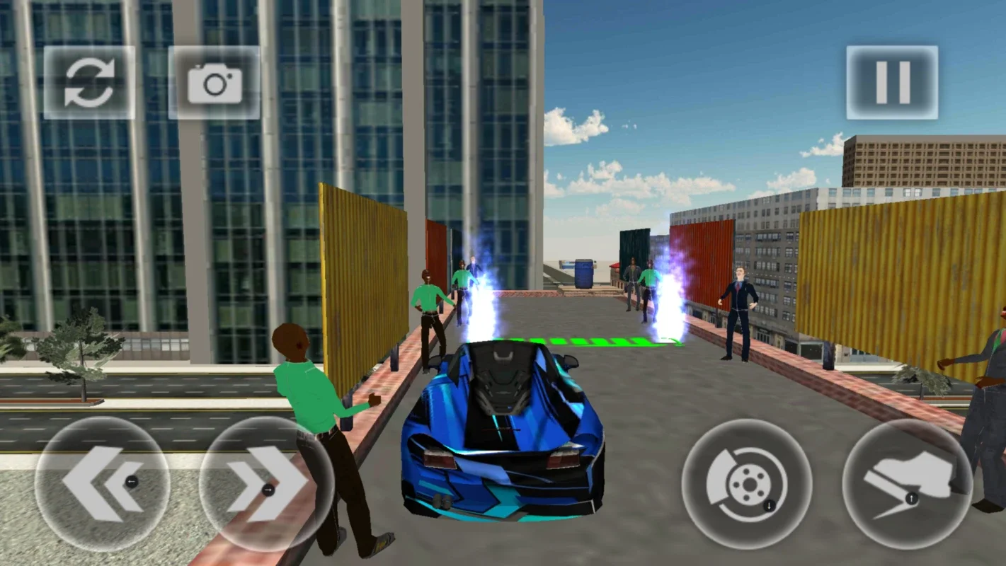 Hollywood Rooftop Car Jump for Android - Thrilling Driving Experience