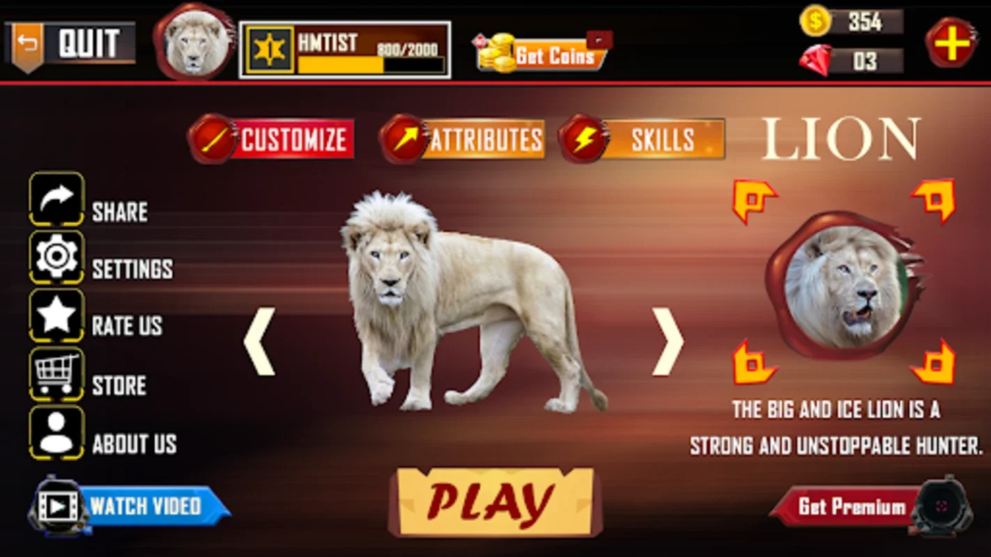 Lion Simulator Animal Games 3D for Android - Experience the Life of a Lion