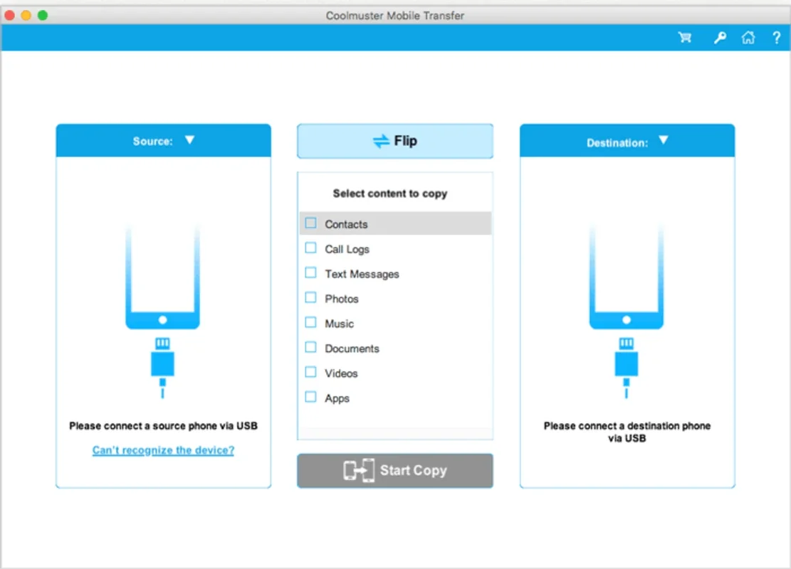 Coolmuster Mobile Transfer for Mac - Seamless Data Transfer