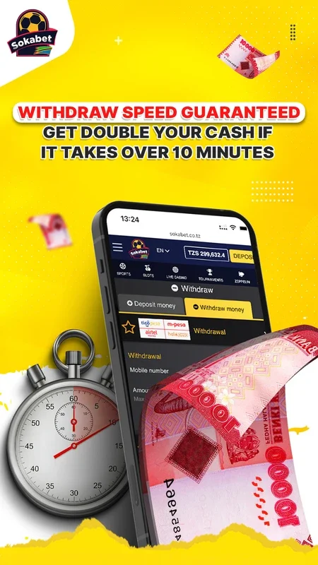 Sokabet - Android Sports Betting App for Tanzanian Fans