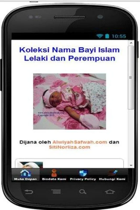 NAMA BAYI for Android - The Ultimate Baby Name App