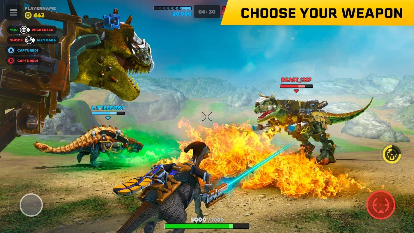 Dino Squad for Android - An Action-Packed Game with Intense Dinosaur Battles