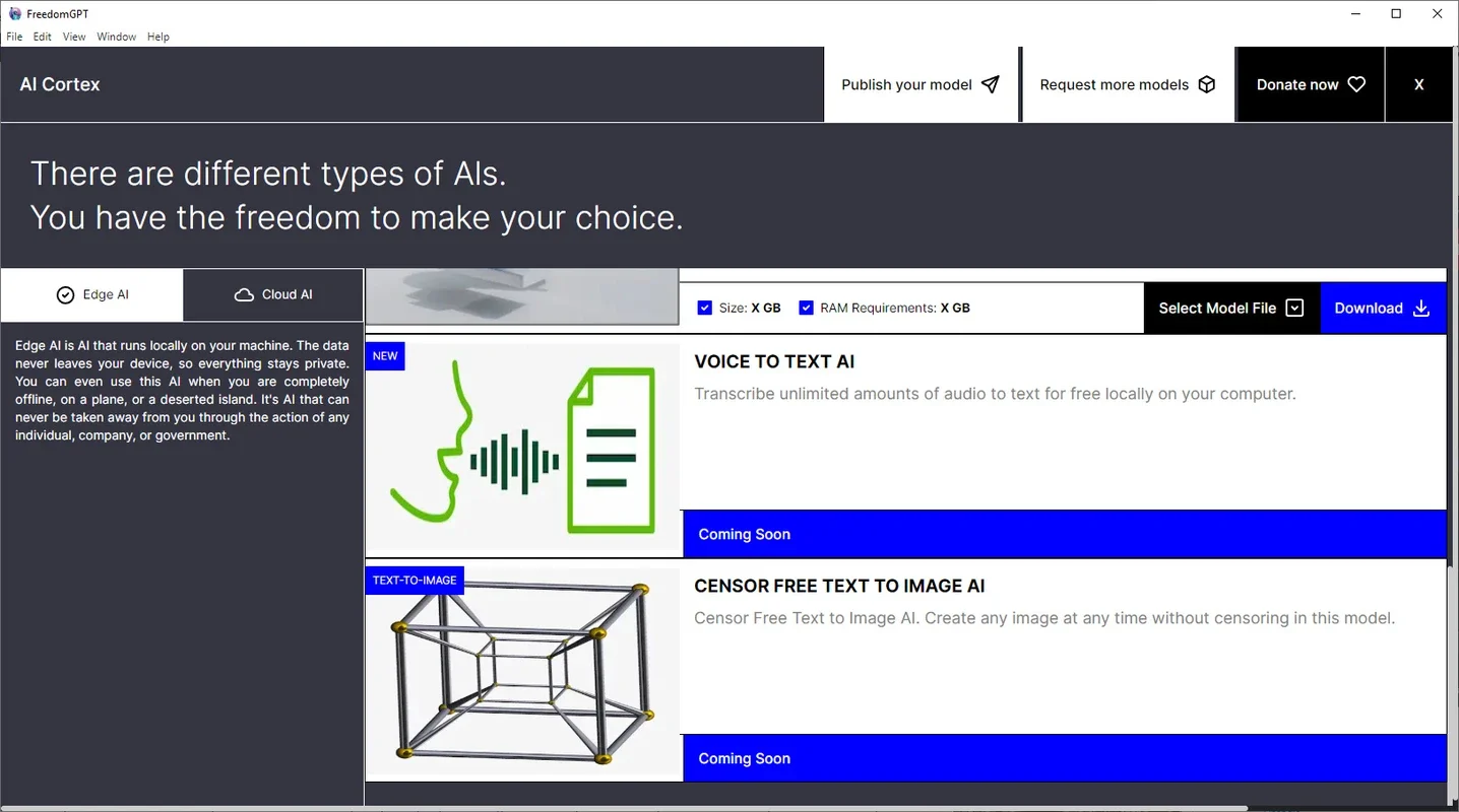 FreedomGPT for Windows - Run AI Locally with 100% Privacy