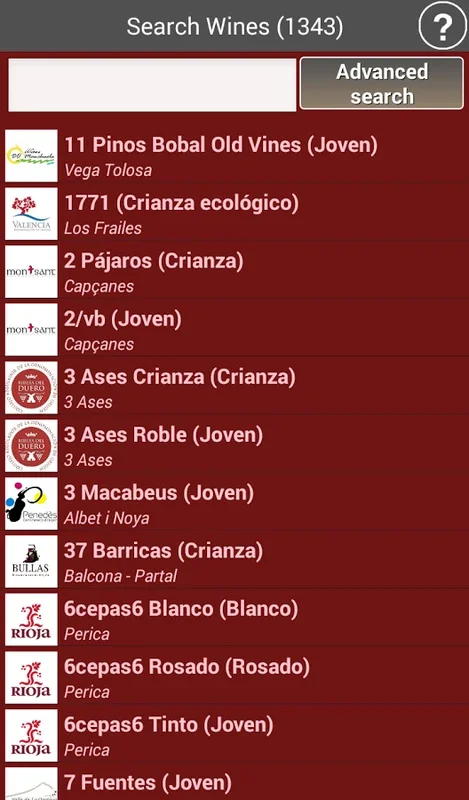 Wineries of Spain for Android - Explore Spanish Vineyards