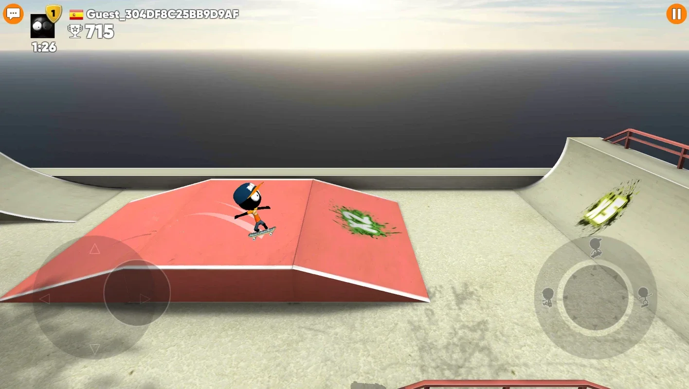 Stickman Skate Battle for Android - Thrilling 3D Skateboarding