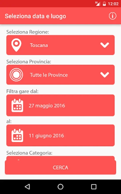 Calendario Podismo for Android - Find Running Events Easily