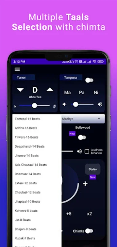 Tabla Tanpura Swarmandal Beats for Android: Explore Indian Classical Music