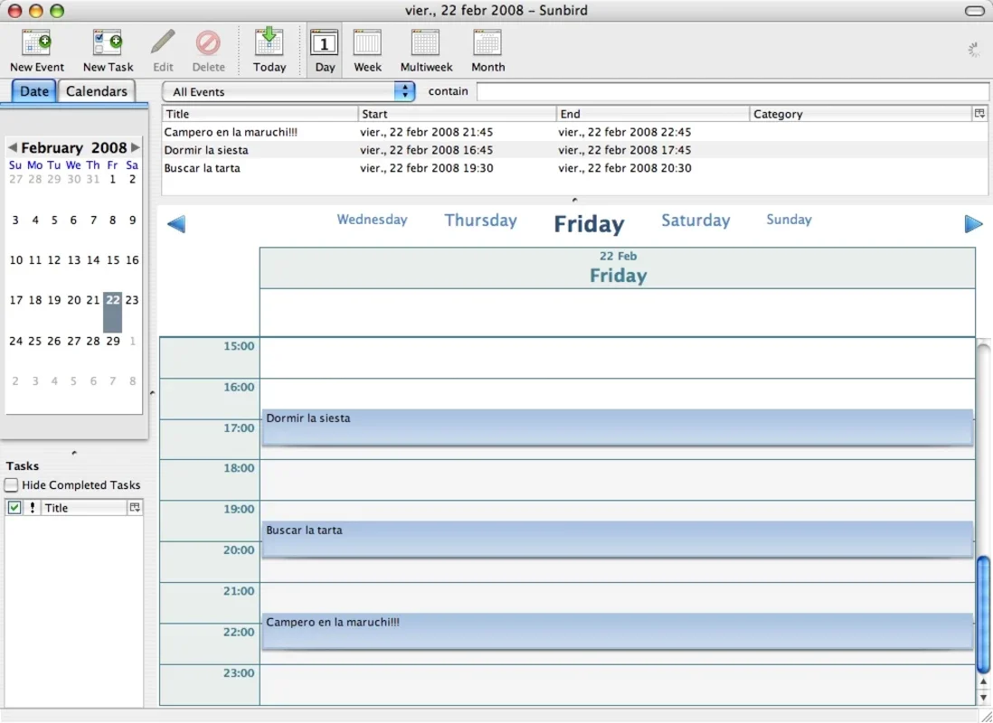 Mozilla Sunbird for Mac - Simplify Your Schedule