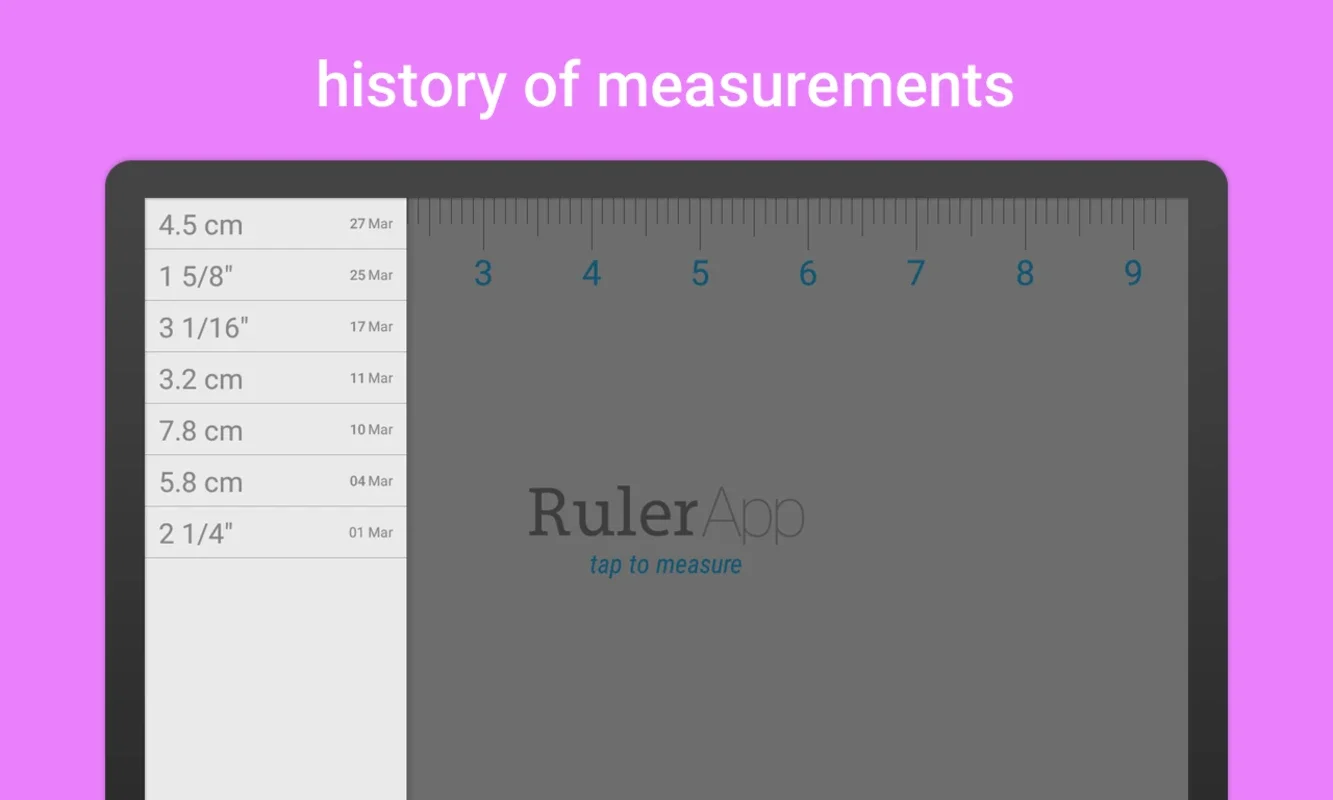 Ruler for Android: Seamless Measuring Experience