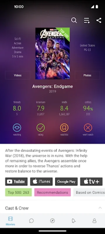 Kinorium for Android: The Ultimate Movie App