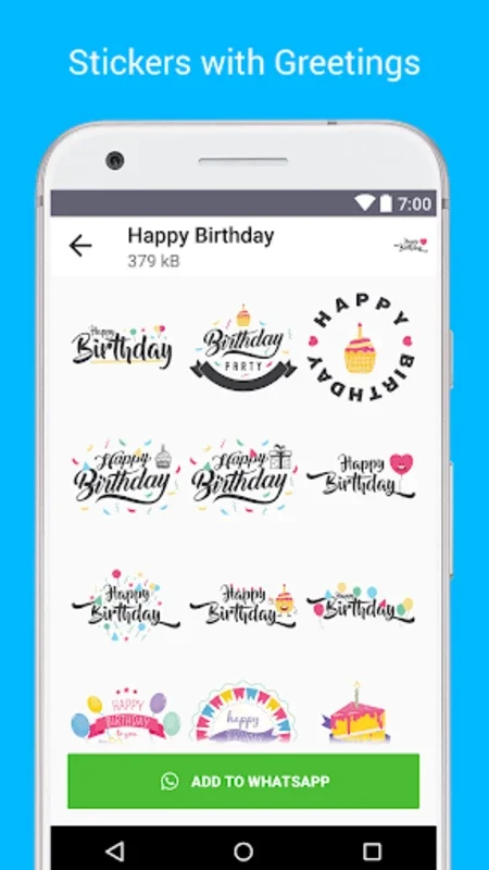 Birthday Stickers for Whatsapp for Android - Enhance Chats