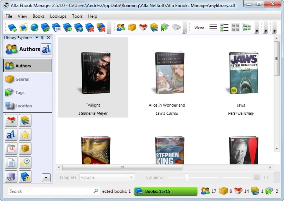 Alfa eBooks Manager: Organize Your Book Collection on Windows