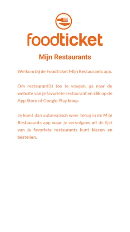 Mijn Restaurants for Android - Effortless Food Ordering