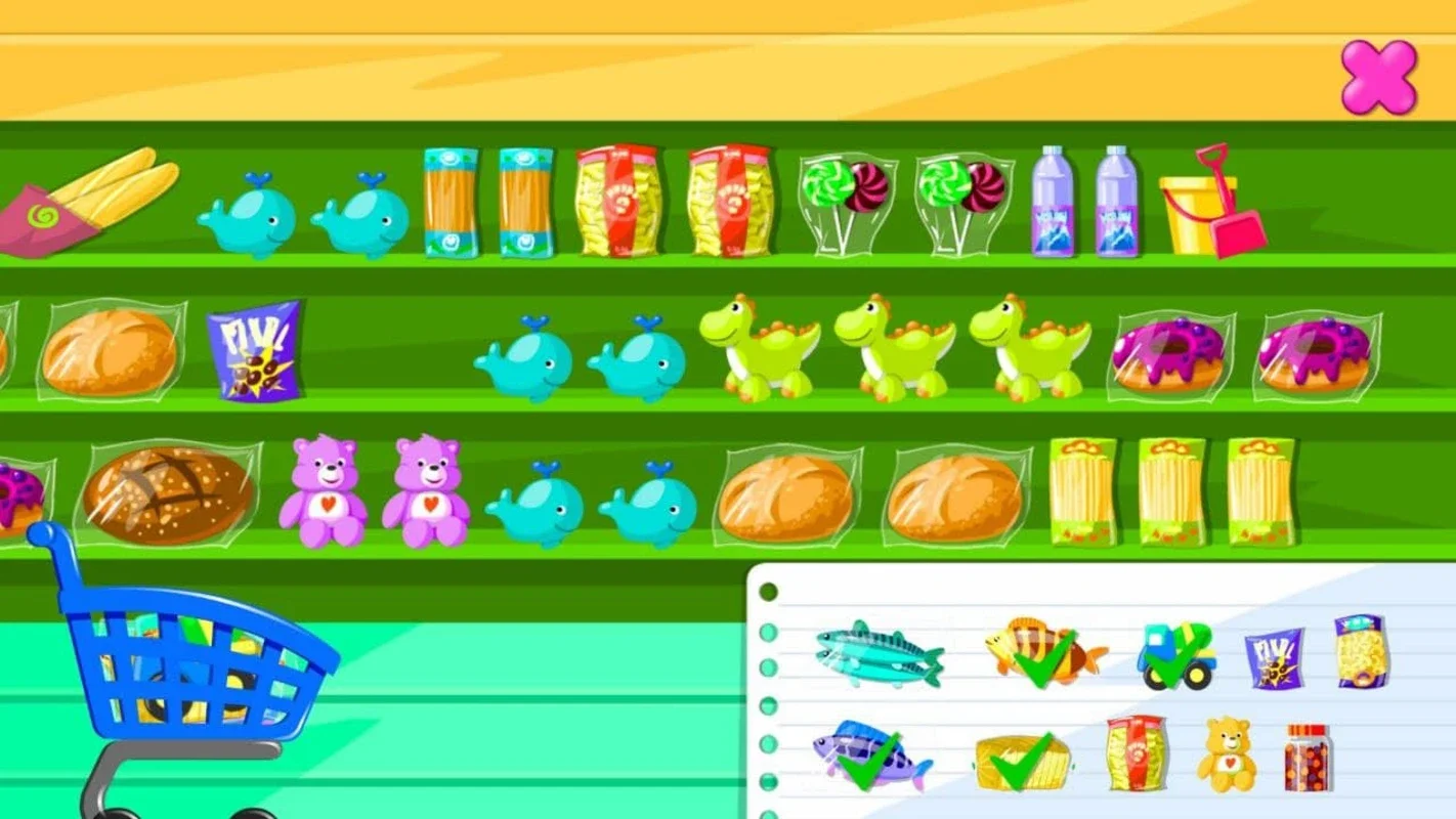 Supermarket Game 2 for Android: Fun Supermarket Tasks