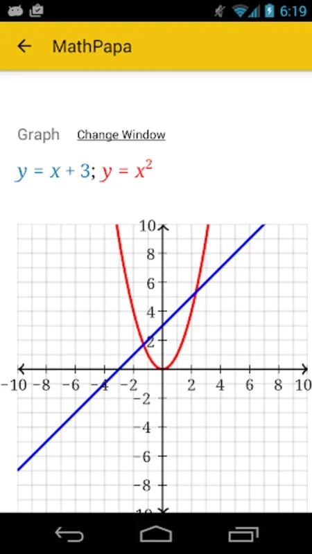 MathPapa for Android - Solve Algebra Problems Offline